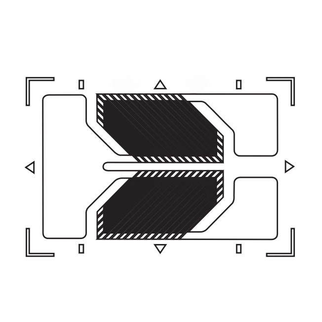 Shear Rosette Strain Gauges HA Series
